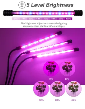 LED-uri Cresc Light Full Spectrum LED-uri Cresc Plante Cutie de Lumină Usb lampa de Cultivo de Interior lampa Uv Pentru plante care cresc Plante de Lumină Crește Cort