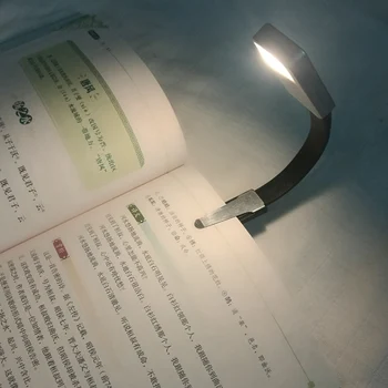 LED-uri portabile de Lectură Carte Flexibil Lumina Cu Clip USB Reîncărcabilă Lampă Pentru Kindle/Cititori eBook