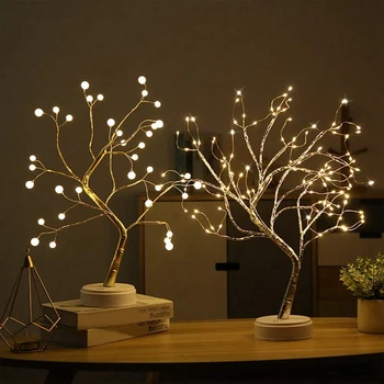 LEDGLE 36/108 LED-uri de Masă Lmap Copac Bonsai Lumina DIY Gypsophila Lumini Cadou de Casa Petrecerea de Nunta Decor Interior de Birou Lumina de Noapte