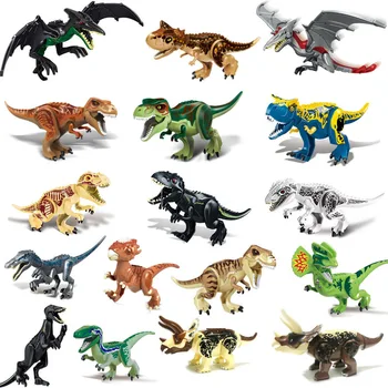 Lepines Grele Gheara Dragon Lumea Jurassic Dinozauri Cifre Cărămizi Tyrannosaurus Blocuri de Jucărie Dinozaur Jucarii Pentru Copii