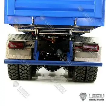 LESU 1/14 RC MAN TGS Trei căi 3 Direcția 6x6 Dumper Truck Hidraulice Model de Lumini de Sunet ESC Cab TH16711