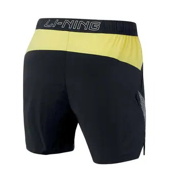 Li-Ning Bărbați Pistă de Alergare pantaloni Scurti Regular Fit LA DOVADA INTELIGENT 94%Nylon, 6%Spandex Captuseala li ning Sport Fundul AKSQ105