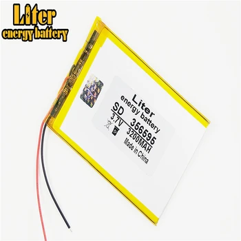 Li-po 356595 3.7 V 3200mah (polimer litiu-ion baterie) Li-ion baterie pentru tableta pc de 7 inch MP3 MP4