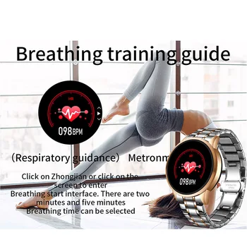 LIGE 2020 Nou Oțel Curea Ceas Inteligent Bărbați Rata de Inima Tensiunii Arteriale Monitor de Sănătate, Sport rezistent la apa Smartwatch tracker de fitness