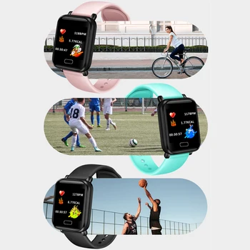 LIGE Impermeabil Ceas Inteligent Bărbați Femei Reloj inteligente de Fitness Tracker Pentru Android ios curea Silicon Negru de Sănătate Ceas Sport