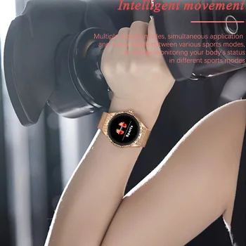 LIGE Nou Ceas Inteligent Femei Heart Rate Monitor de Presiune sanguina Informații Memento Funcția Pedometru Sport Smartwatch rezistent la apa