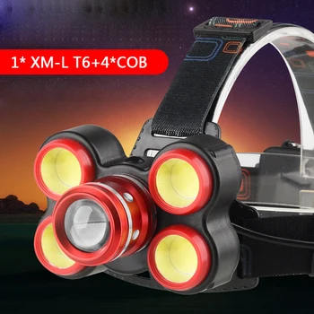 Litwod Z20 XML T6 LED far Far reîncărcabilă 18650 10000LM obiectiv cu Zoom lampă de cap lanterna Lanterna de cap Pentru camping
