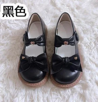 Lolita pantofi de printesa dulce de zi cu zi japoneză de epocă, tv cu Platforma Pantofi dantela bowknot kawaii pantofi cosplay loli pantofi femei
