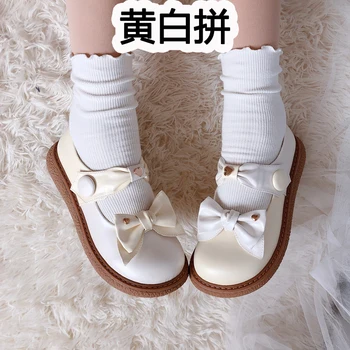 Lolita pantofi de printesa dulce de zi cu zi japoneză de epocă, tv cu Platforma Pantofi dantela bowknot kawaii pantofi cosplay loli pantofi femei