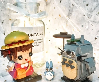 LOZ Totoro Figura Anime Model Figurine de Blocuri Jucarii Japoneze Filme Oficial Autorizat Cadou Pentru Fete Femei Prieteni