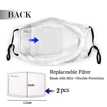 Lupul Reutilizabile Masca Praf Capacul de Protecție Respiratorie Inabusi Masca cu Filtre