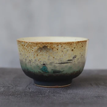 LUWU ceramice ceașcă de ceai de munte handmadetea cupa kung-fu cup 90ml