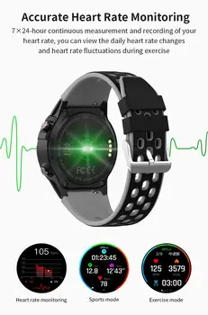 M7C GPS Ceas Inteligent Bărbați Femei 2020 gandlEy IP67 rezistent la apa de Sport Smartwatch Tensiunii Arteriale Rata de Inima pentru XioaoMi Android iOS