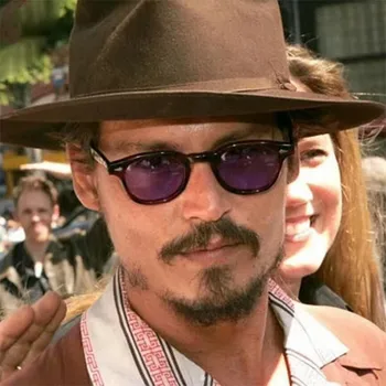 Magic Aventura Johnny Depp Ochelari Piratii din Caraibe Ochelari Fumurii Bărbați Ochelari de Soare Retro bărbați ochelari de Soare pentru Barbati Red