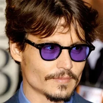 Magic Aventura Johnny Depp Ochelari Piratii din Caraibe Ochelari Fumurii Bărbați Ochelari de Soare Retro bărbați ochelari de Soare pentru Barbati Red