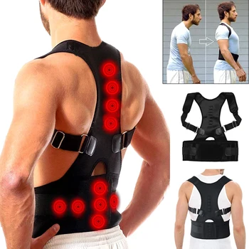 Magnetic Corector De Postura Corpului Formator Reglabil Ar Trebui Să Sprijine Centura Înapoi Bretele Drepte Corectarea Posturii Corset Corset Curele