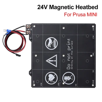 Magnetic Heatbed Tablă de Oțel 202x186x2mm 24V Pentru Prusa MINI Imprimantă 3D Focar pat încălzit Imprimantă 3D Piese