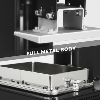 MAI PORTOCALIU 10 LCD SLA 3D Printer Kit Cu Matrice de Rășină UV Iluminat de Rășină Imprimantă 3D Full Metal Body Imprimare 3D Printer Rășină