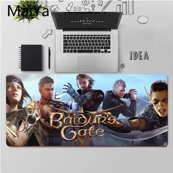 Maiya Calitate de Top Baldur ' s Gate 3 Cauciuc Natural Gaming mousepad Birou Mat Transport Gratuit Mari Mouse Pad Tastaturi Mat