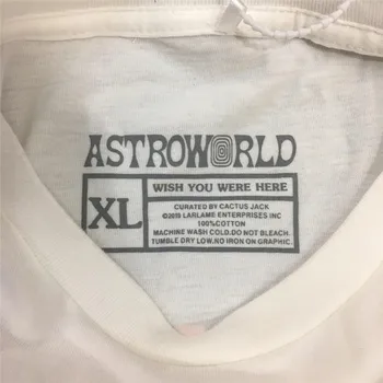Maneca lunga Astroworld Travis Scott SEASON PASS Tee Barbati Femei TRAVIS SCOTT t-shirt