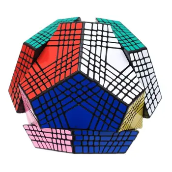 Mare Provocare Shengshou Petaminx Cub Negru 9x9 Magic Puzzle Twist 9x9x9 Cubo Magico Învățământ Profesional Copil Cuburi de Jucării