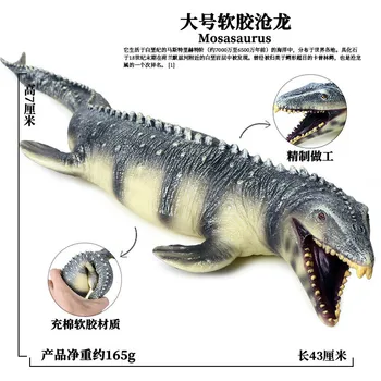 Mare Simulare DIY Ocean Animal Dinozaur Pește Modelul de Acțiune Cifre Cunoaștere Papusa Jucării Educative pentru Copii de Craciun Cadou
