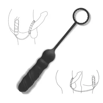 Masculin, Prostata Pentru Masaj Penis Vibrator Cock Ring Pentru Bărbați Vibrating Buttplug Adult Erotic Jucarii Sexuale De La Distanță Fără Fir Fundul Anal Plug