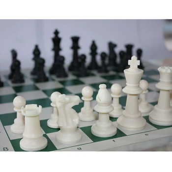 Masiv de înaltă Calitate Acril Set de Șah Portabil de Călătorie din Piele Sac de Pânză de Șah Adult Copii de Familie Puzzle pentru copii Cadouri Tabla de Joc