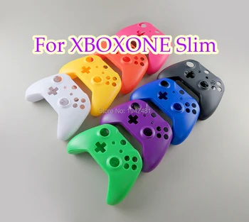 Mat Full Custom Shell Pentru XboxOne Slim Wireless Controller Înlocuirea Capacului 1 buc Pentru Xbox One S Slim culori