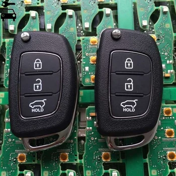 Mașina Inteligentă de la Distanță Cheie 3 Butoane TELECOMANDA 433Mhz cu ID70 Chip pentru Hyundai IX25 ix-25 Alarma Telecomanda Cheie Rabatabila Cheie de la Distanță Masina