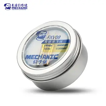 MECANIC 500m 0,008 mm Extrafin de Argint Zboară în Linie Cu Lipire Fier Sfat Pentru ipone de Amprente operațiuni de Întreținere de Linie CPU Lipire comun