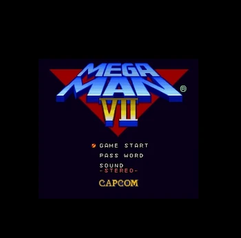 Mega Man 7 16 biți Mare Gri Carte de Joc Pentru NTSC Joc de Jucător
