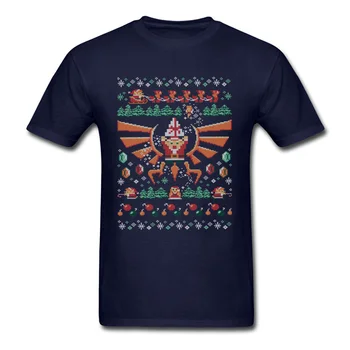 Merry Linkmas T-shirt Legend Of Zelda T Camasa Barbati Femeie Cadou de Crăciun Îmbrăcăminte Negru Tricou Pulover Model Topuri Tricouri