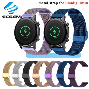 Metal curea de mână pentru Umidigi Urun ceas inteligent accesorii de înlocuire din otel inoxidabil bratara pentru Umidigi Uwatch 3S bucla curea