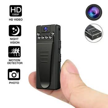 Micro Video Full HD 1080p Pix Cu Mini Camera de Poliție Buzunar Cam Corpul Secret Viziune de Noapte de Mișcare DV Microcamera Minicamera