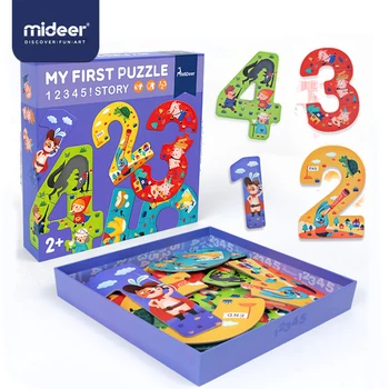 MiDeer Puzzle-uri Jucarii Educative Cutie de Puzzle-uri pentru Copii de Hârtie Digitale Creative, Jucarii pentru Copii Puzzle Jucării pentru Copii de 2-4 Ani