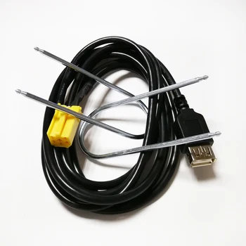 Mini ISO 6 Pini Conector cu USB Plăci Cablu pentru Alfa Romeo, Fiat Grande Punto