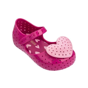 Mini Melissa Fete de Moda Bomboane pantofi Copii Inima de Vară pentru Copii sandale Copii Ziua îndrăgostiților mini melissa pantofi SH19099