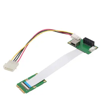 Mini PCI-E PCI-E Express 1X prelungitor Adaptor de Card cu USB Riser Card #233507