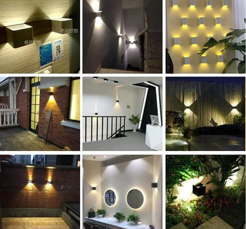 Minimalist Modern lampă de perete în aer liber LED lampa corp de iluminat pentru dormitor, noptiera camera de zi coridor coridor hotel lămpi de perete