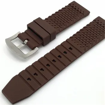 Mod de Deng - Femei Barbati Sport Ultra Moale Respirabil Silicon Cauciuc Watchband 20mm 22mm Implementa Pin Cataramă de Curea de Ceas Band - Y129