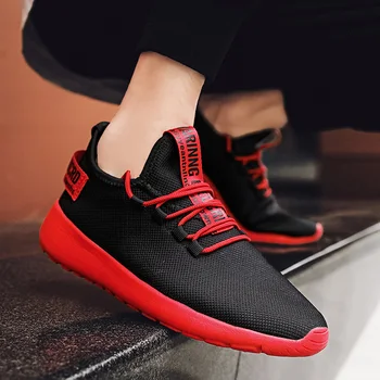 Moda Barbati Pantofi Casual Ușor Respirabil Bărbați Femei Neagră, Adidași De Culoare Albă Plasă De Înaltă Calitate Moale Jogging Tenis Mens Pantofi