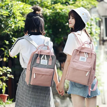 Moda femei rucsac, nylon impermeabil, rucsac de călătorie, scolarita ghiozdan rucsac pentru laptop, Japonez Harajuku geantă de umăr