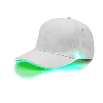 Moda LED Flash de Lumină a Farurilor Șapcă de Baseball LED iluminat Glow Party Club Negru Tesatura Călătoresc Pălărie, Șapcă de Baseball Far