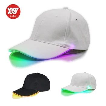 Moda LED Flash de Lumină a Farurilor Șapcă de Baseball LED iluminat Glow Party Club Negru Tesatura Călătoresc Pălărie, Șapcă de Baseball Far