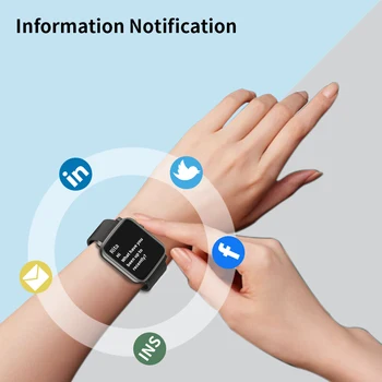 Moda Smartwatch 2020 IP68 Impermeabil Ceas Inteligent Bărbați Femei gandlEy F1Steel Trupa Heart Rate Monitor de Presiune sanguina Ceas