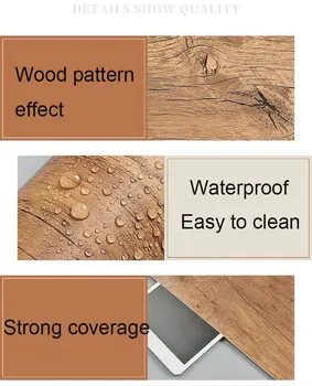 Model de lemn Usa de Autocolante Auto-adeziv Autocolant de Perete Pentru dormitor dulap Tapet PVC decor Acasă renovare pictură Murală Decalcomanii