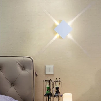 Moderne, creative altar rotund pătrat de perete lampă de noptieră dormitor hol scara hotel de proiect a CONDUS lumina de interior