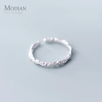 Modian 2019 Nouă de Argint Vintage model de Copac Reglabil pe Deget Inelul Argint 925 Farmec Inele Pentru Femei Bijuterii coreeană