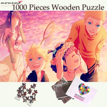 MOMEMO Naruto Puzzle din Lemn Puzzle 1000 Piese Personalizate Adolescenti Adulti Jucarii Puzzle 1000 Piese Naruto Puzzle Jocuri